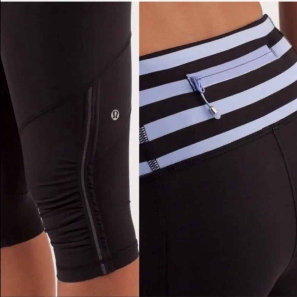 Lululemon Run For Your Life Crop Leggings Size 8